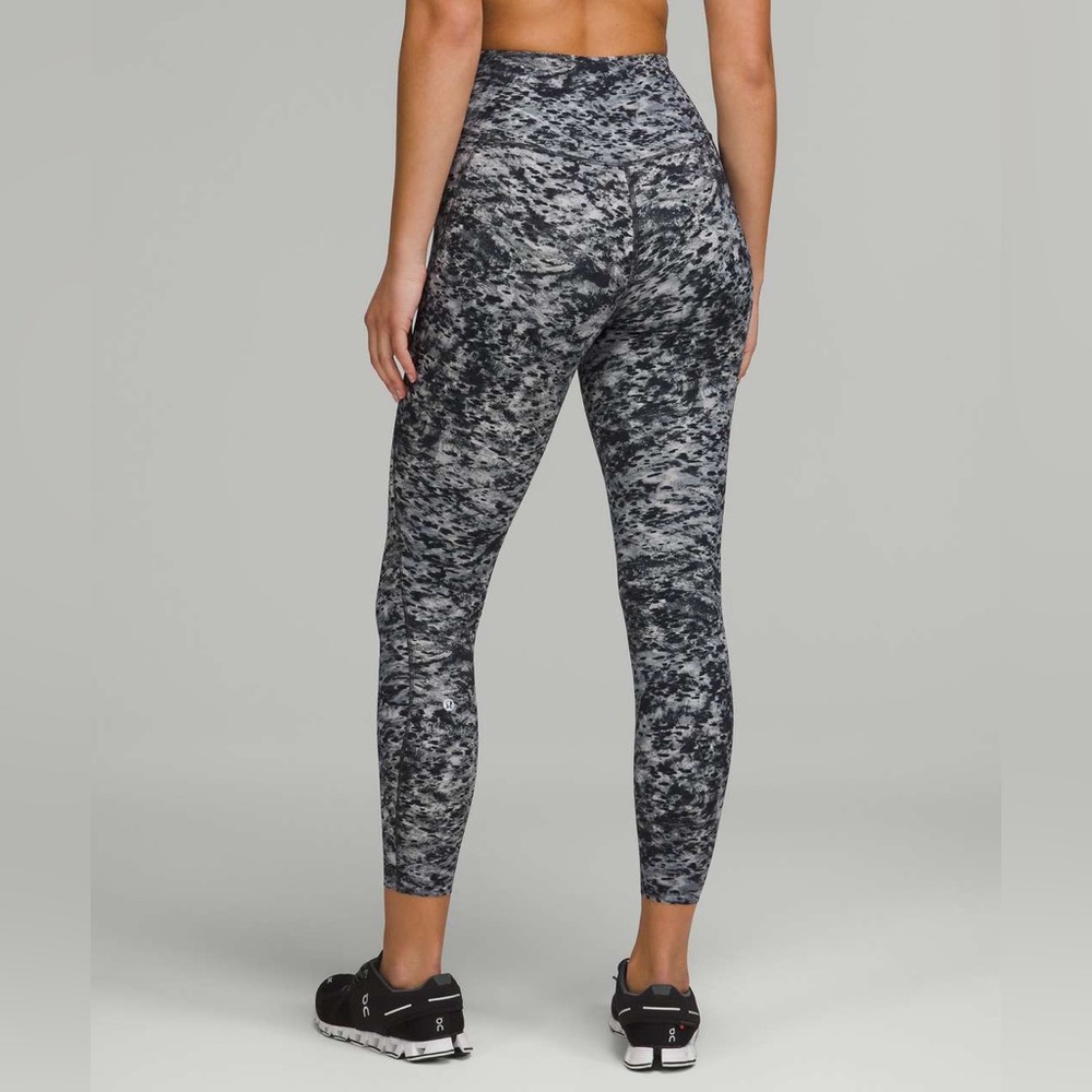 Lululemon Base Pace High-Rise Tight 25 Womens 2 Swift Speed Fast Free Grey Multi
